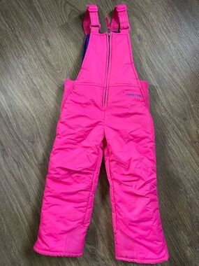 Arctix Hot Pink Kids Insulated Snow Bib Overalls